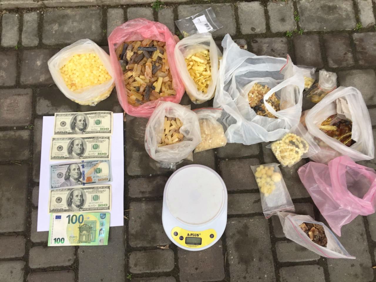 На Рівненщині припинено діяльність групи осіб, ймовірно причетних до незаконних операцій з бурштином (ФОТО)