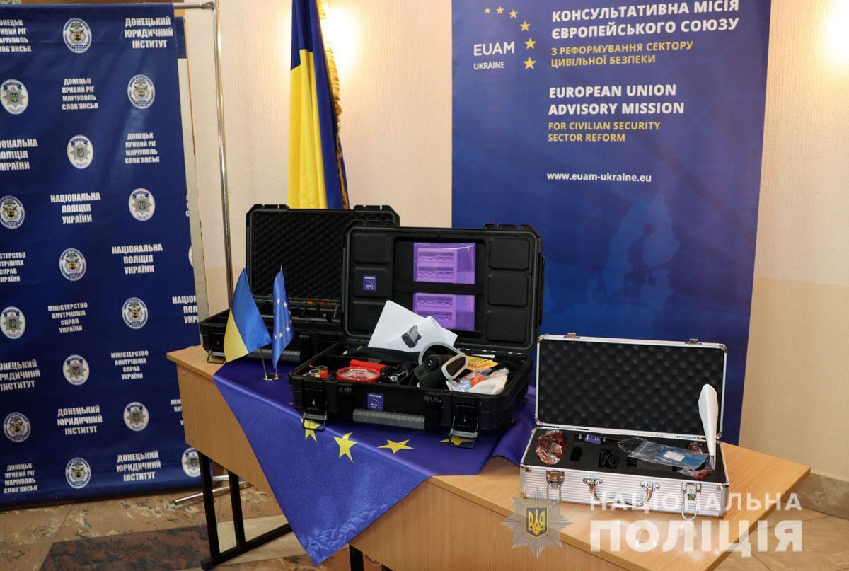 Поліцейські криміналісти Донеччини ознайомилися з європейськими стандартами огляду місця події