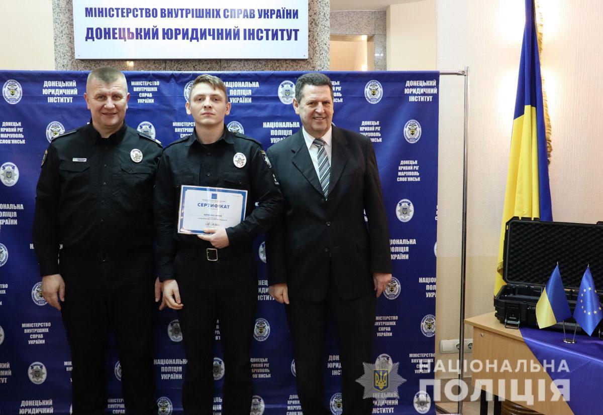Поліцейські криміналісти Донеччини ознайомилися з європейськими стандартами огляду місця події