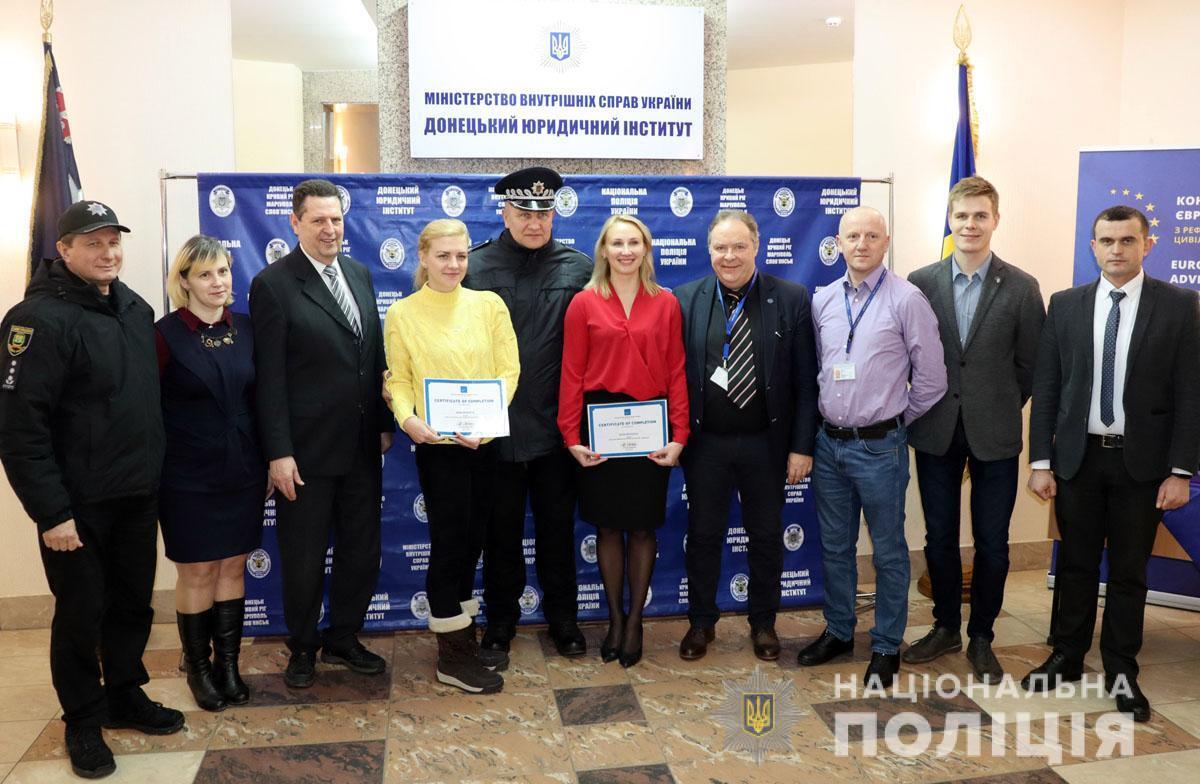 Поліцейські криміналісти Донеччини ознайомилися з європейськими стандартами огляду місця події