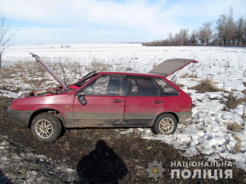 Слов'янські поліцейські розшукали угонщика, який викрав та розбив автомобіль