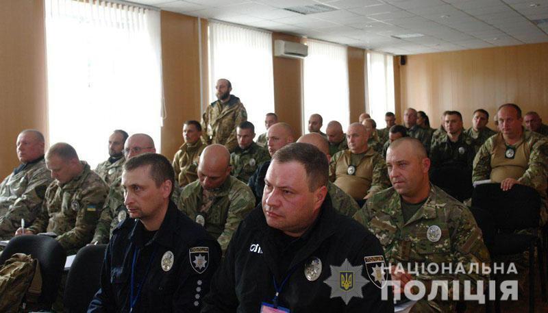 На Донеччині відбулася ротація поліцейських, які несуть службу в складі Об’єднаних сил