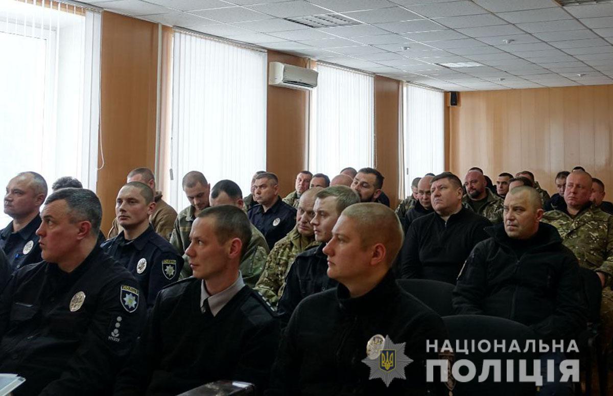 На сході країни відбулася ротація поліцейських, які несуть службу в складі Об’єднаних сил