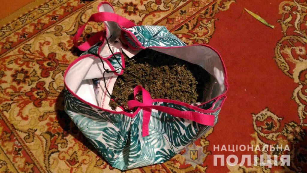 Поліцейські викрили виробництво марихуани в Маріуполі та вилучили наркотик вартістю 300 тисяч гривень
