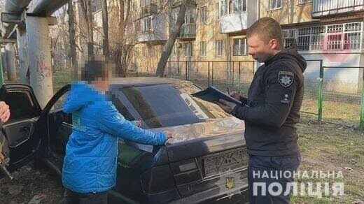 В Одесі дитина викрала автомобіль (фото, відео)