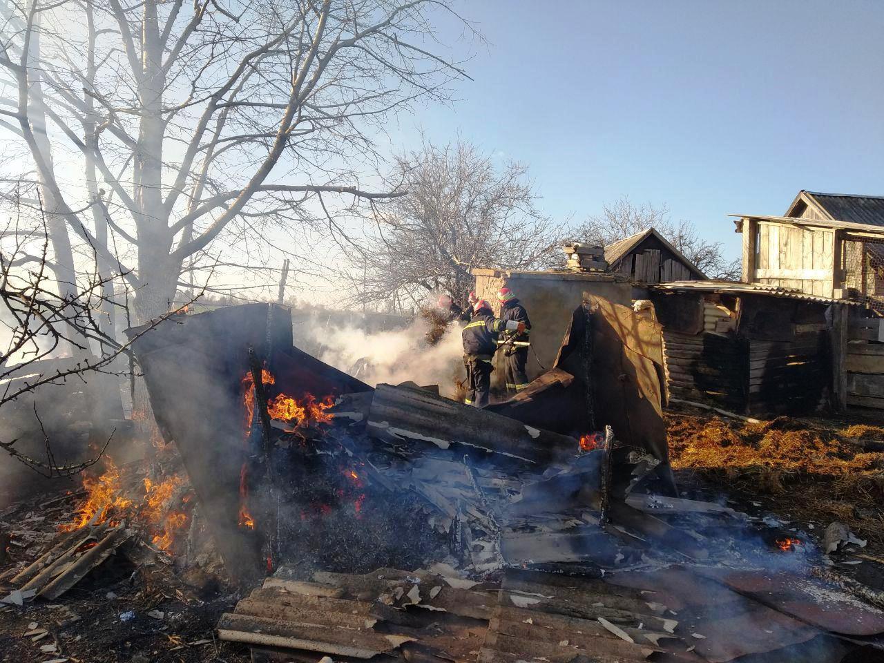 Запорізька область: рятувальники ліквідували пожежу у господарчій споруді