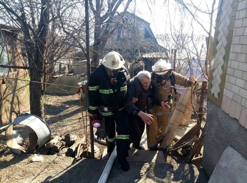 Київська область: на пожежі врятовано чоловіка з вадами зору