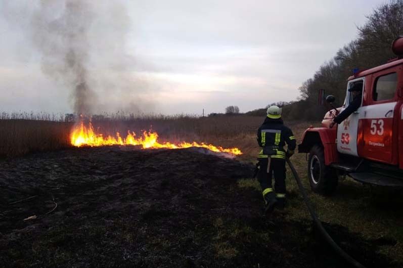 На Дніпропетровщині вогнеборці долають пожежі в екосистемах
