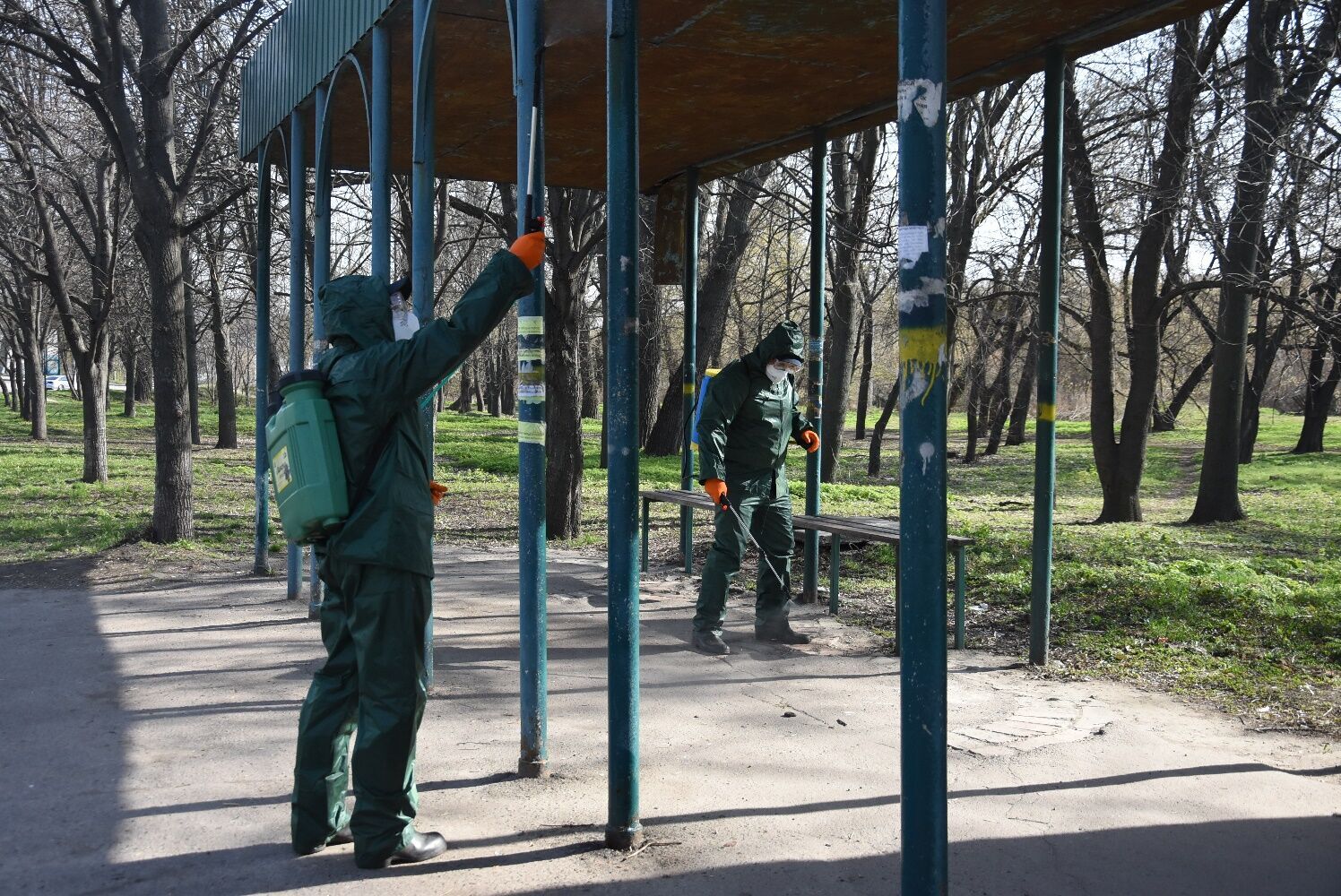 На Кіровоградщині рятувальники надають допомогу по здійсненню дезінфекційних заходів