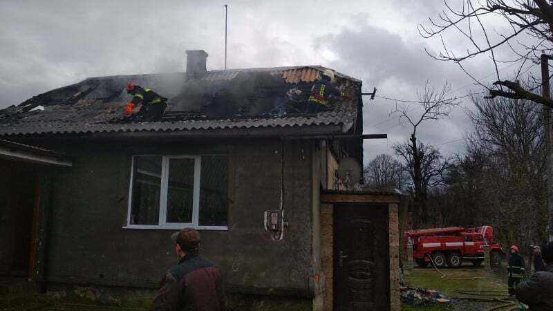Львівська область: вогнеборці ліквідували пожежу в житловому будинку