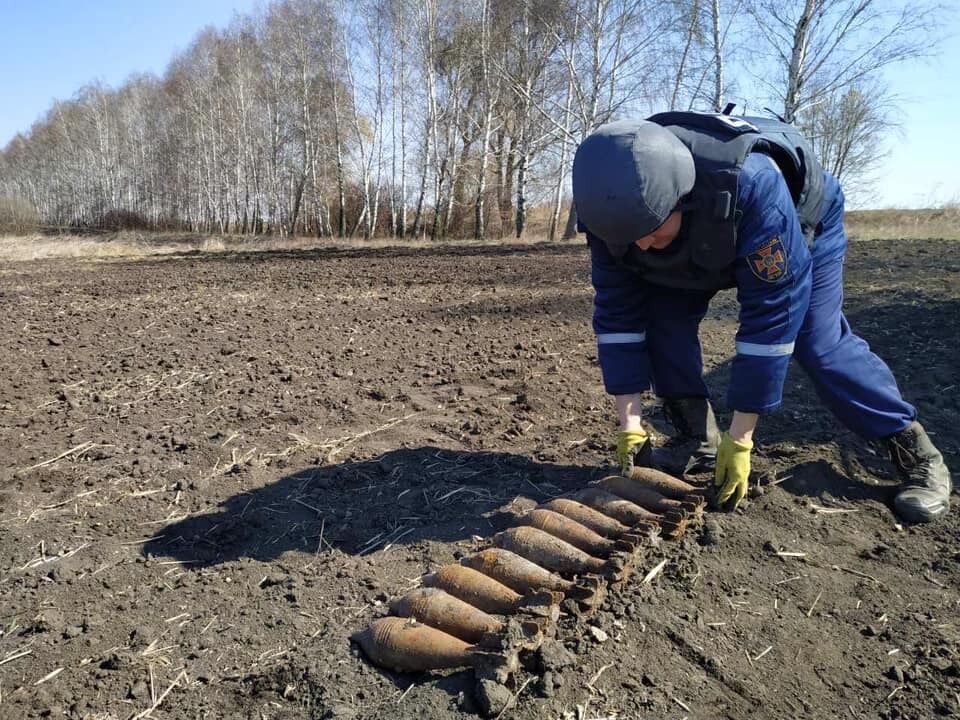На Вінниччині сапери ДСНС знищили 70 мінометних мін