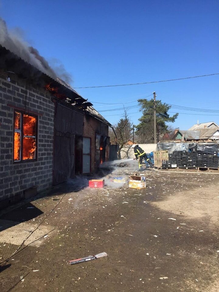 У Вінниці під час пожежі травмовано чоловіка