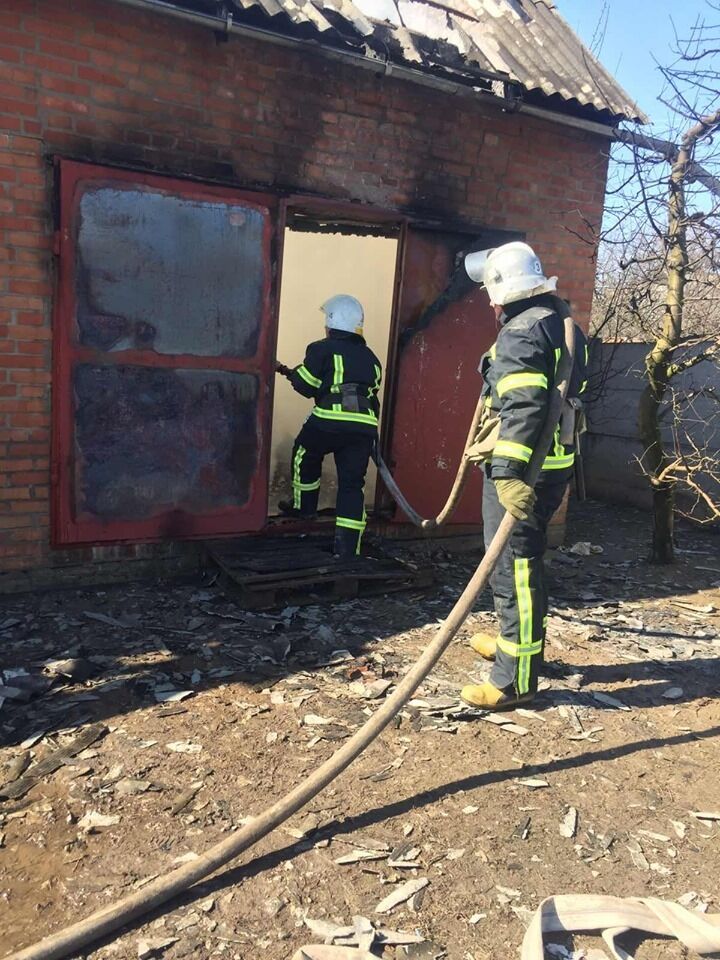 У Вінниці під час пожежі травмовано чоловіка