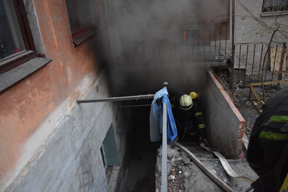 м. Одеса: рятувальники ліквідували пожежу у підвальному приміщенні