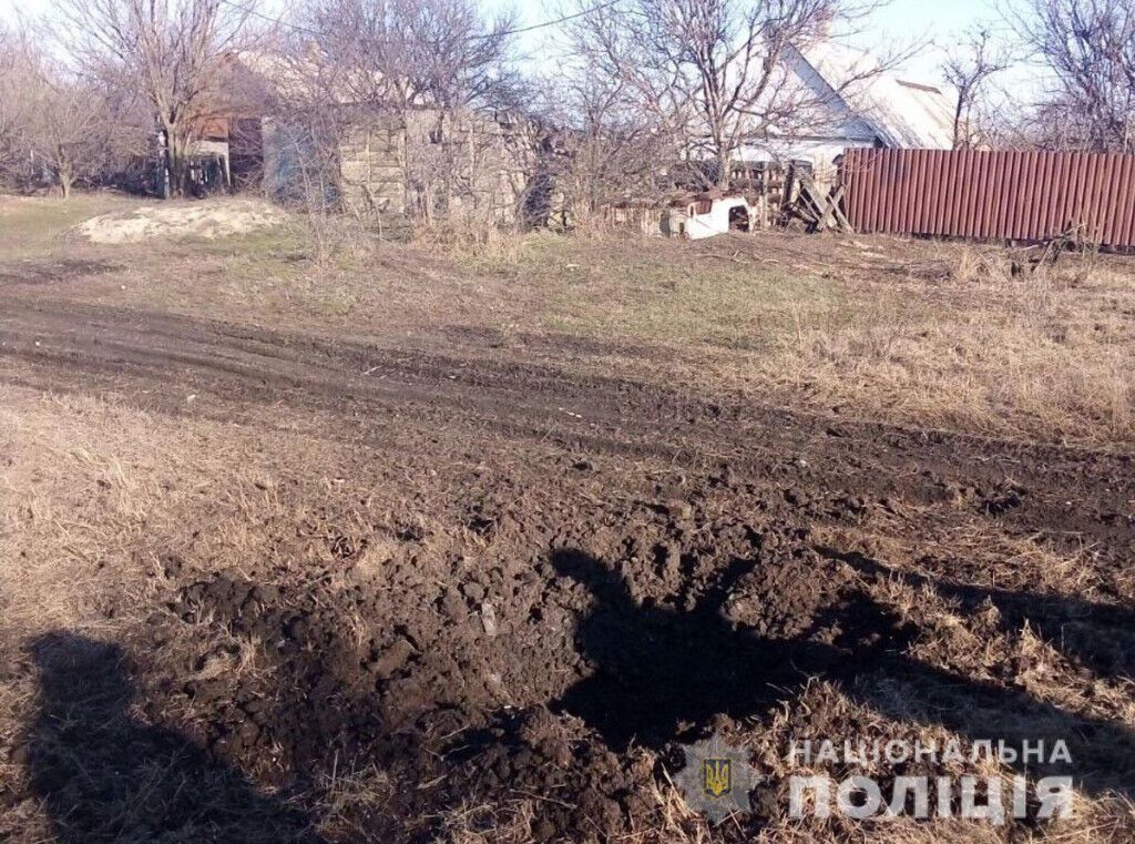 Поліцейські Мар’їнки розслідують факт травмування жінки під час мінометного обстрілу