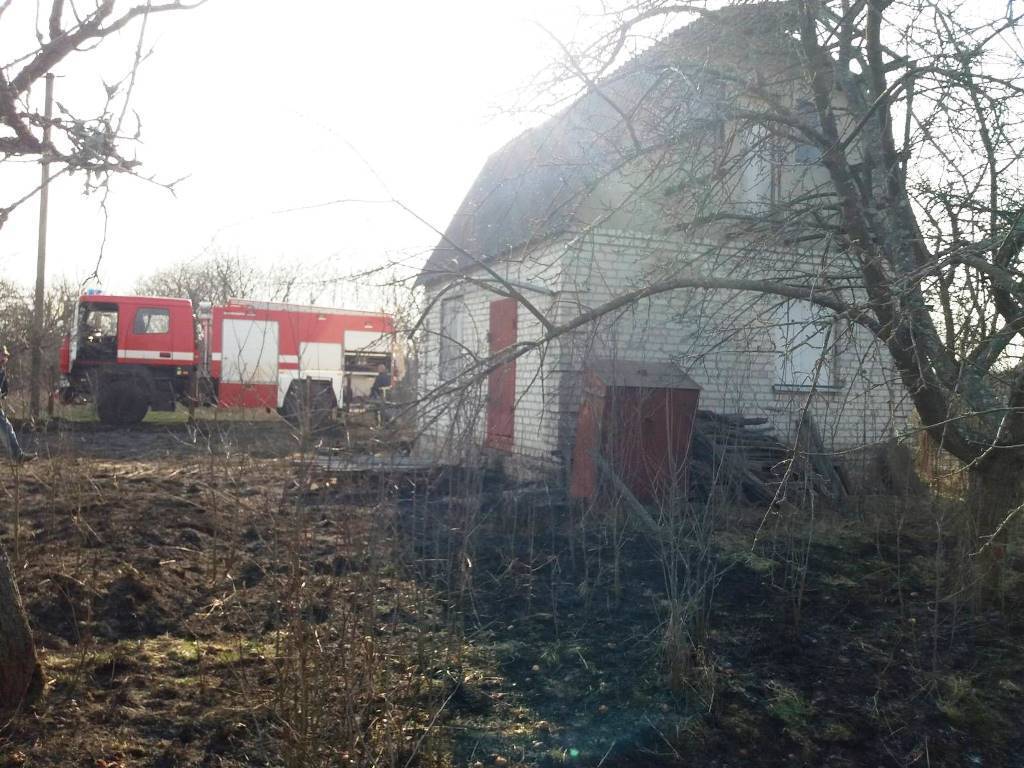 Житомирська область: під час ліквідації загоряння сухостою вогнеборці виявили тіло загиблого чоловіка