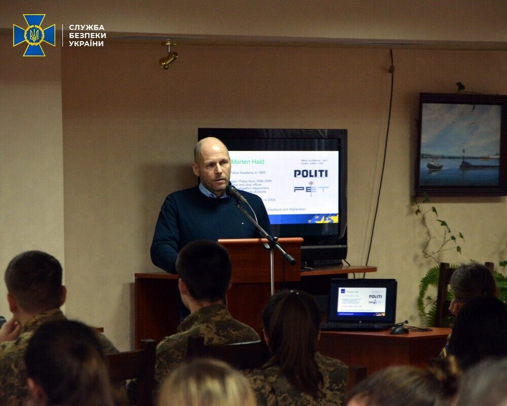 Радники КМЄС з Польщі та Данії провели майстер-класи для курсантів Академії СБУ