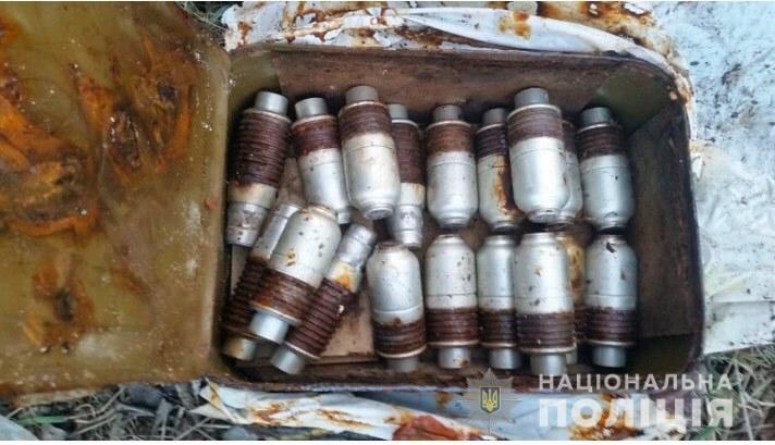 На Луганщині поліція в ході досудового слідства виявила ще дві схованки зі зброєю та боєприпасами