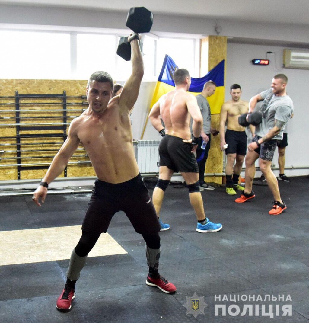 Поліцейські Донеччини взяли участь у турнірі з крос фіту серед представників силових структур «Звитяга ВМС-9» (ВІДЕО)