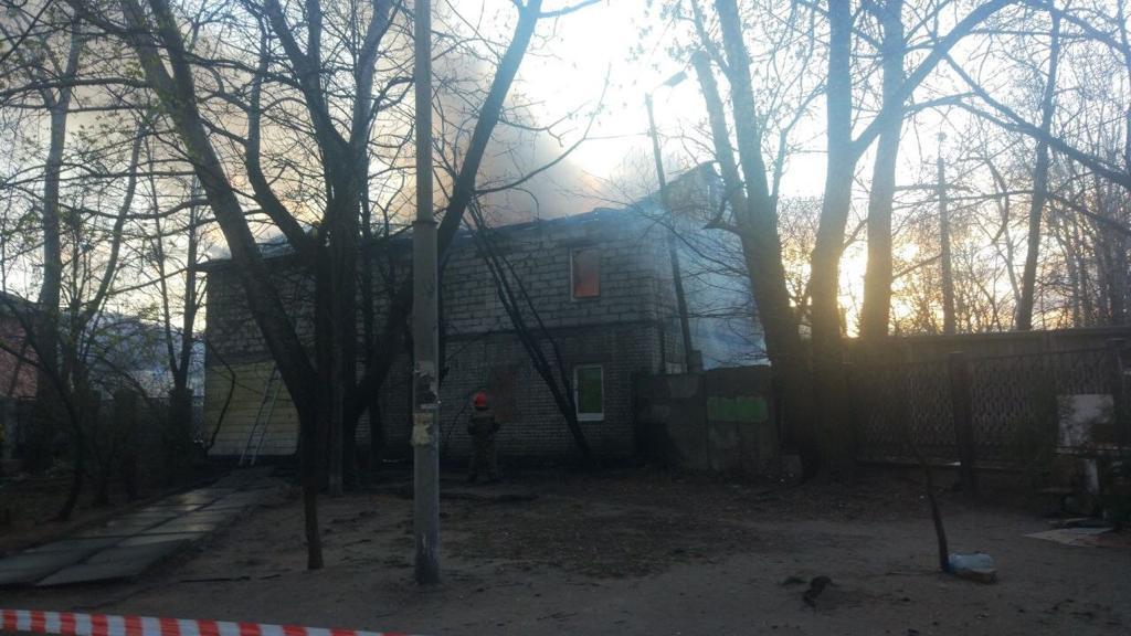 м. Київ: ліквідовано пожежу у Солом’янському районі