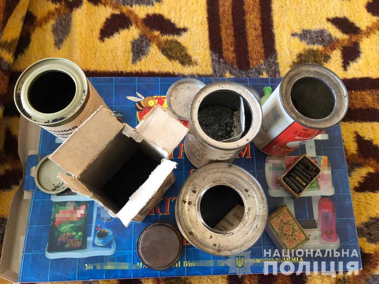 Ананьївські поліцейські вилучили у місцевого жителя боєприпаси та порох