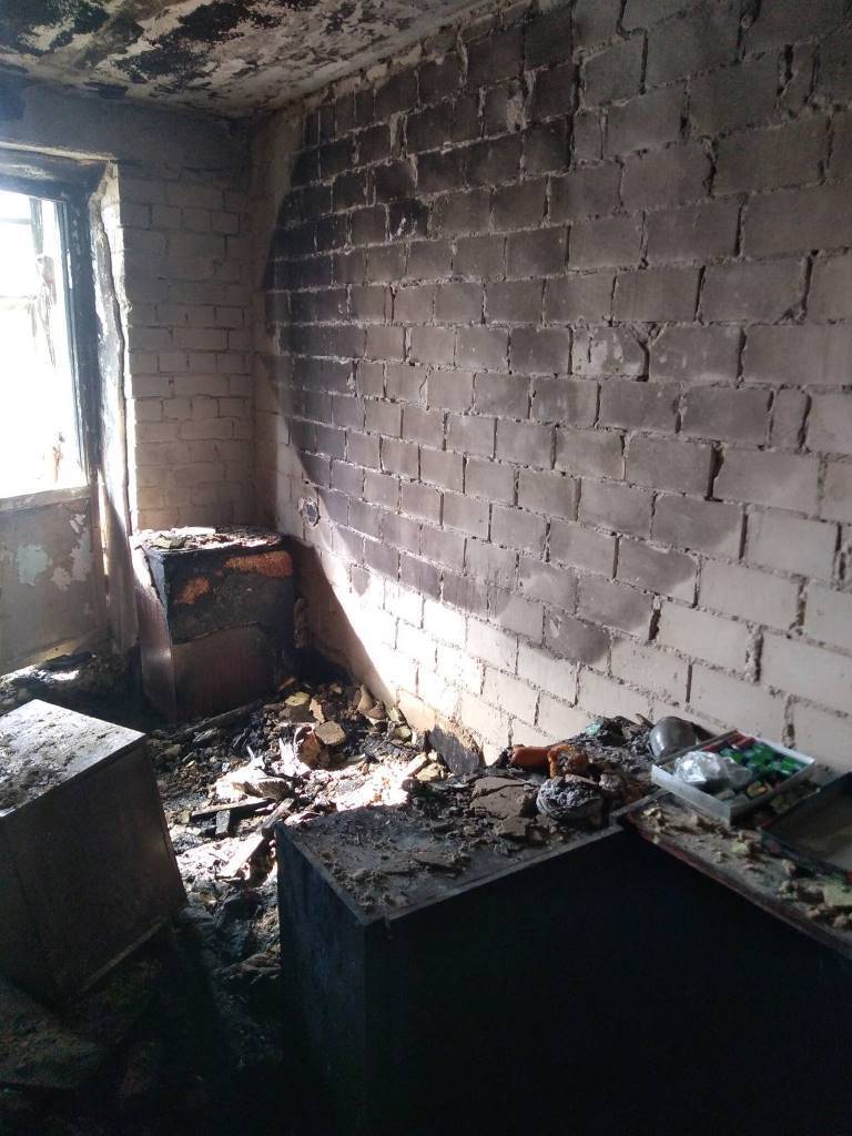 м. Херсон: під час ліквідації пожежі у квартирі дев'ятиповерхівки виявлено загиблу жінку
