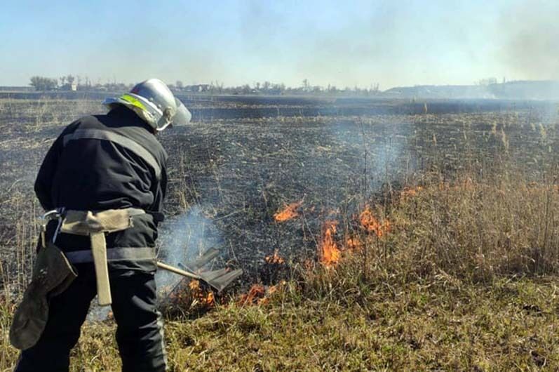 На Дніпропетровщині вогонь знову нищить екосистеми, а подекуди і будівлі