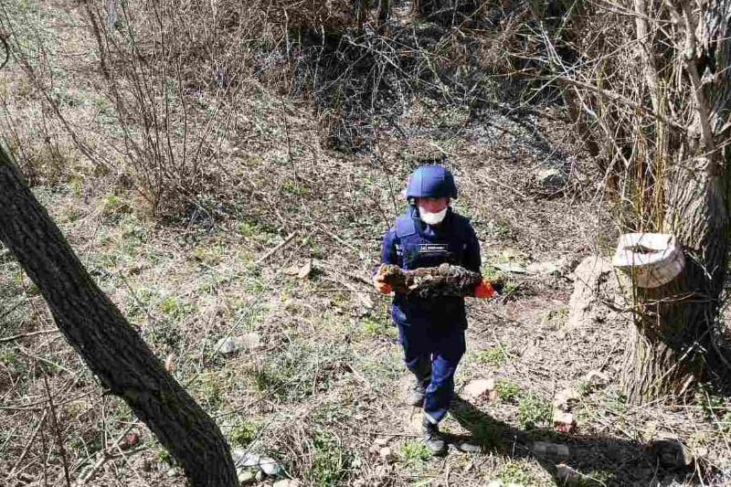 Чернігівська область: піротехніки ДСНС знищили артилерійський снаряд калібром 125 мм