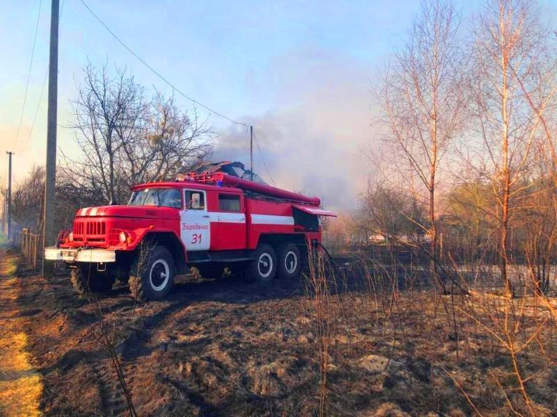 Київська область: рятувальники ліквідували масштабну пожежу в екосистемах (ВІДЕО)