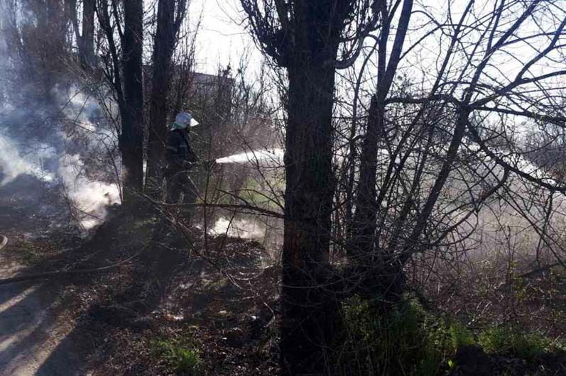 Дніпропетровська область: рятувальники ліквідували займання сухої трави
