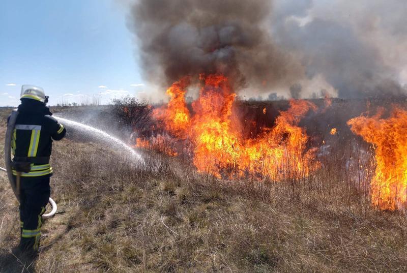 Дніпропетровська область: надзвичайники вкотре ліквідовують займання в екосистемах