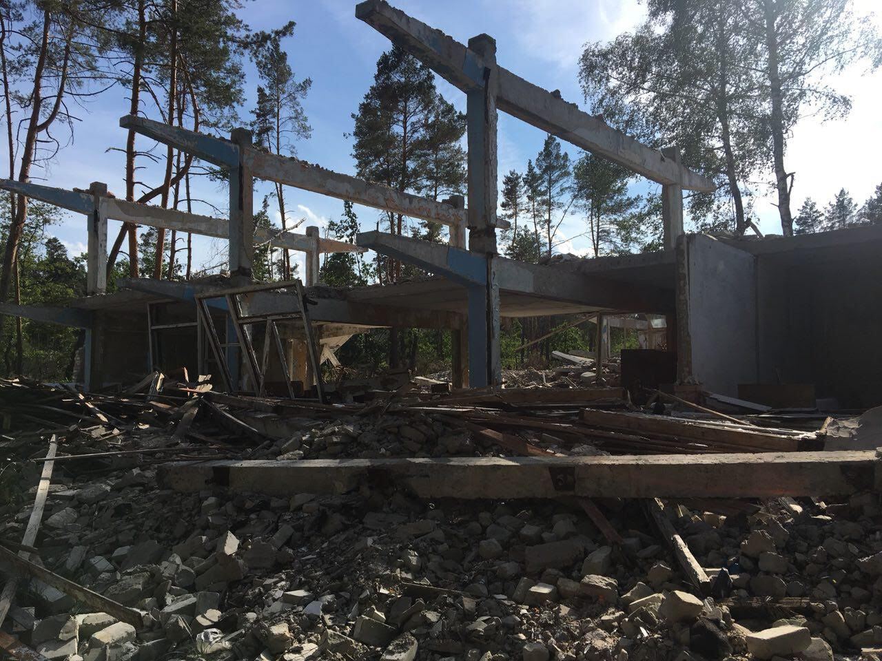 Повідомлено про підозру директору комерційної структури, який незаконно знищив санаторій під Києвом