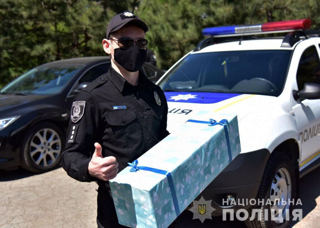 Поліцейські підготували сюрприз до Дня народження сина загиблого правоохоронця Віктора Саєнка