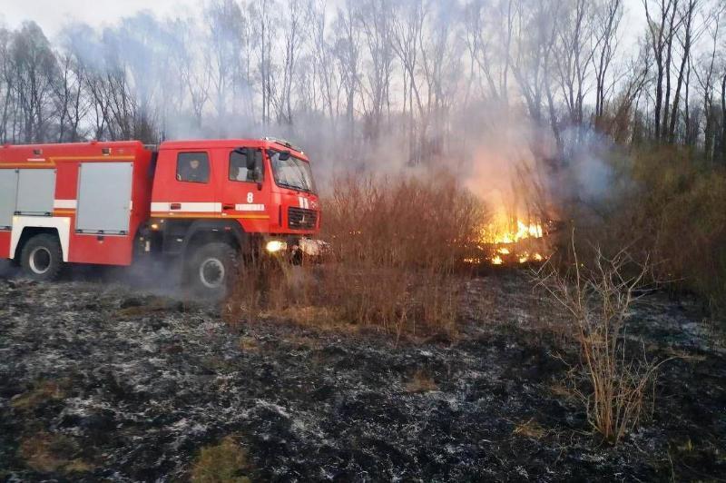 Чернігівська область: упродовж минулої доби вогнеборці ліквідували 32 пожежі у природних екосистемах, одна людина загинула у вогні