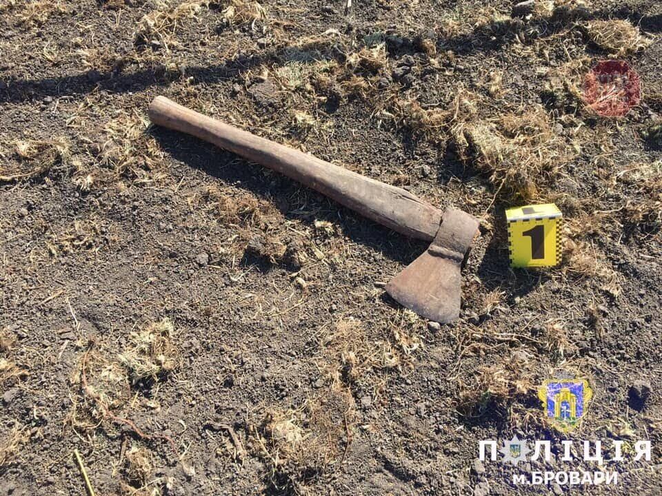 На Київщині син жорстоко вбив матір сокирою (фото)
