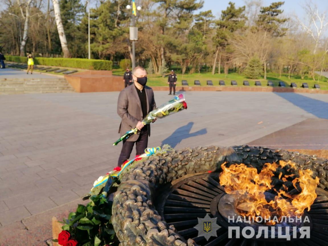 В Одесі заходи на честь 76-ї річниці визволення міста від нацистських загарбників пройшли спокійно