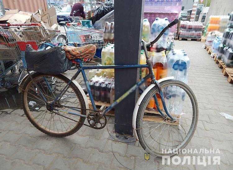 У Білявському районі затримали приїжджого чоловіка з викраденим велосипедом