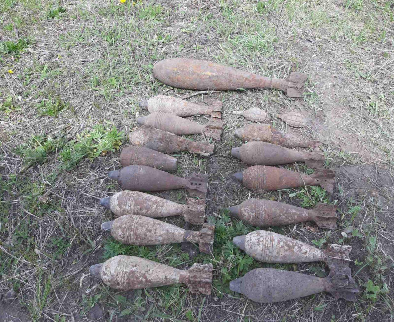 Кіровоградська область: саперами У ДСНС знищено 20 боєприпасів часів Другої світової війни, виявлених у Новгородківському районі