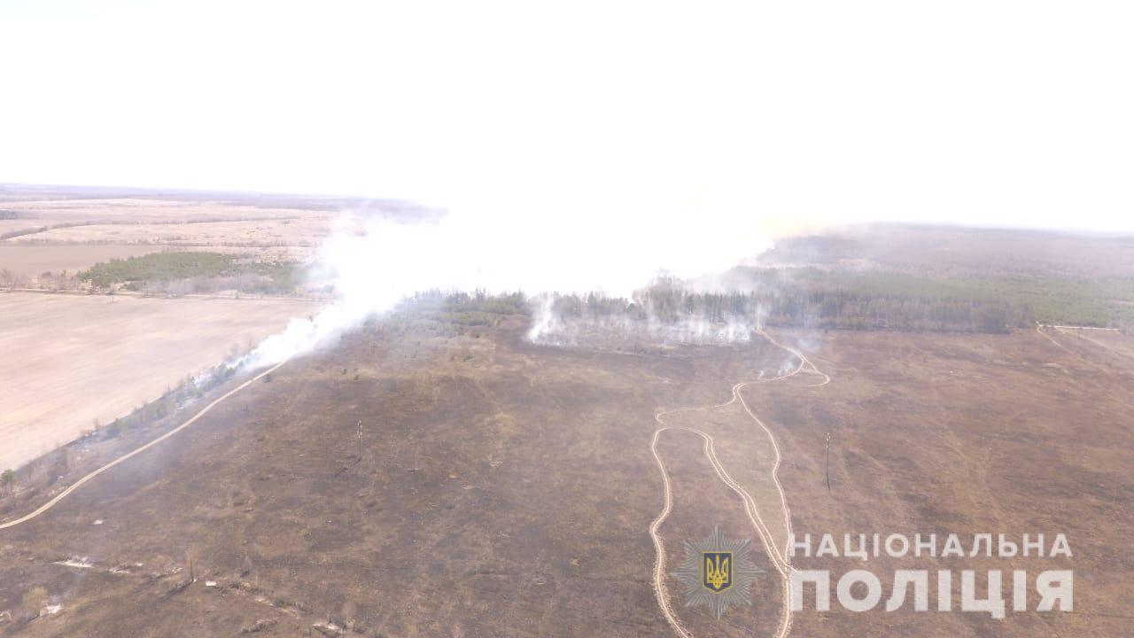 За фактом виникнення пожежі у Чорнобильській зоні поліція відкрила кримінальне провадження