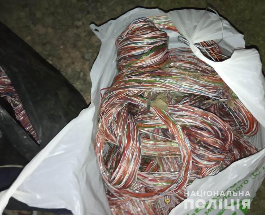 Ізмаїльські правоохоронці взяли під варту правопорушника, який промишляв крадіжками кабелю
