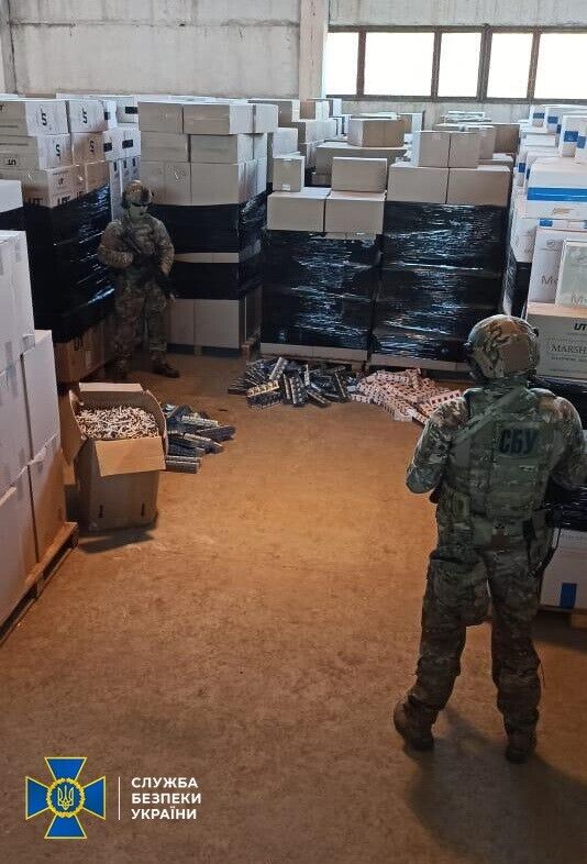 СБУ вилучила на Дніпропетровщині контрафактні цигарки на майже 100 мільйонів гривень (відео)