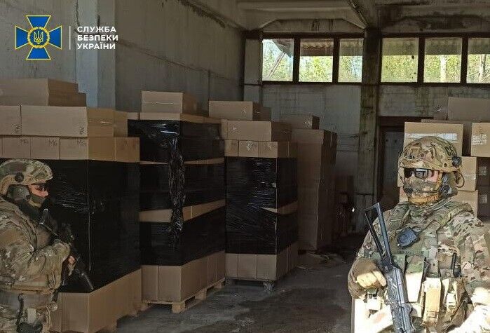 СБУ вилучила на Дніпропетровщині контрафактні цигарки на майже 100 мільйонів гривень (відео)