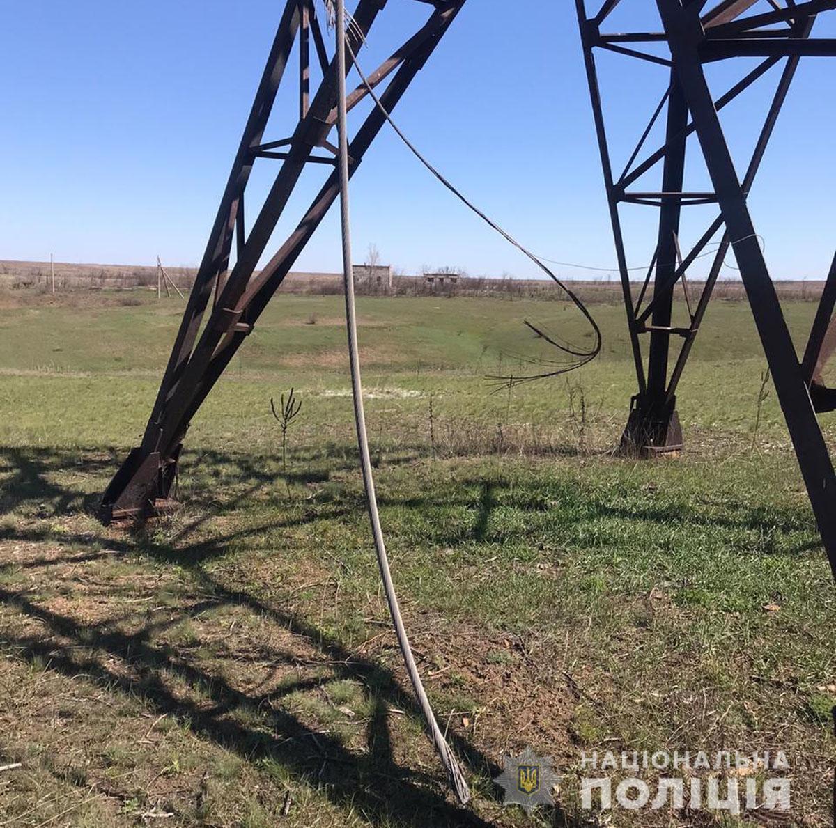 Поліцейські Донеччини затримали учасників злочинної групи, які викрали кабель на мільйон гривень