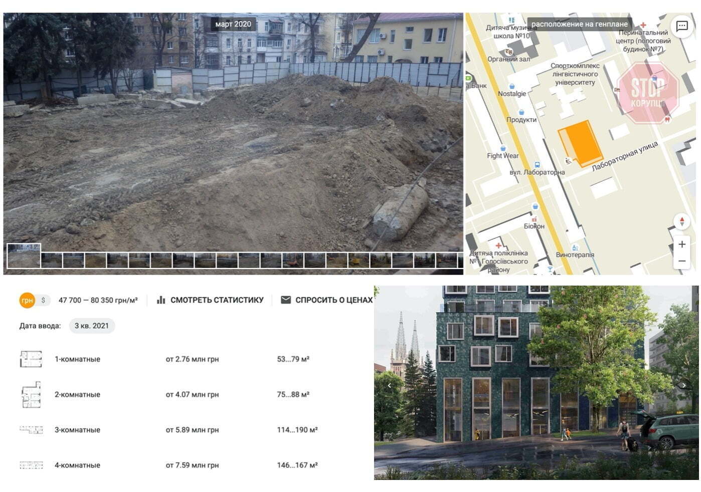Стан будівництва і ціни на житло в ЖК Washington Concept House Фото: LUN.ua