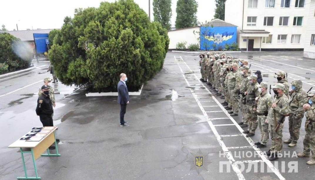 Керівництво поліції відзначило одеських «штормівців», які прибули із зони проведення Операції об’єднаних сил
