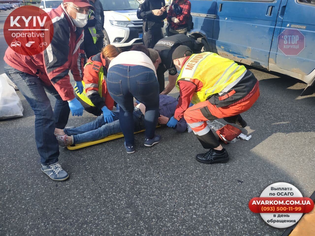 Перебігала дорогу на червоний і поквиталася: у Києві жінка спричинила ДТП з постраждалими (фото)