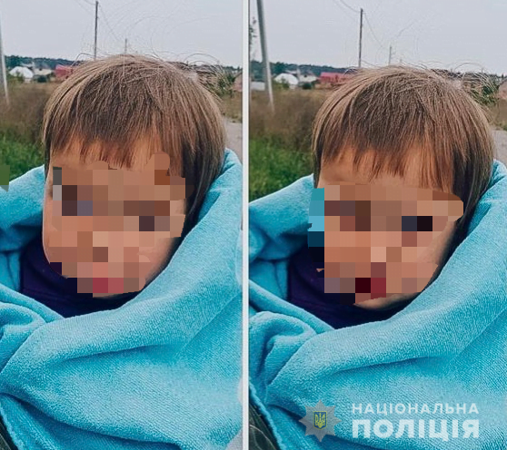 На Київщині працівники поліції за лічені хвилини повернули додому 5-річну дитину