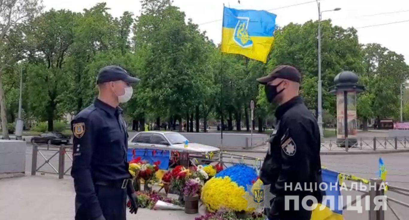 В Одесі правоохоронці забезпечили правопорядок і безпеку людей під час заходів, пов’язаних з подіями 2 травня