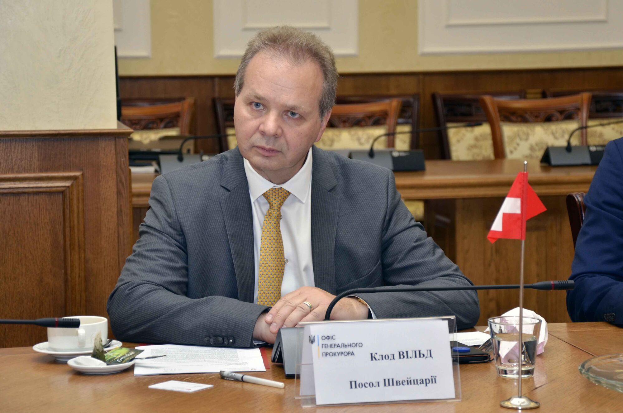 Генеральний прокурор Ірина Венедіктова зустрілась з Послом Швейцарії в Україні та Республіці Молдова Клодом Вільдом