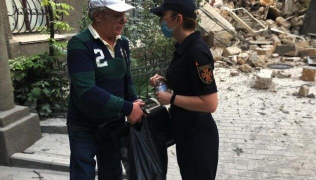 В Одесі обвалилася стіна житлового будинку